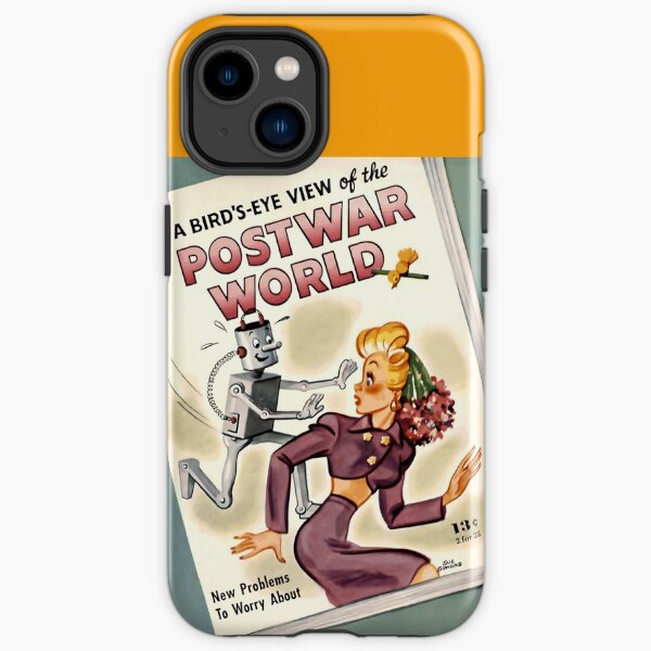 A Bird's eye view of the Postwar World. Comic Book cover from the 1940s. iPhone Tough Case