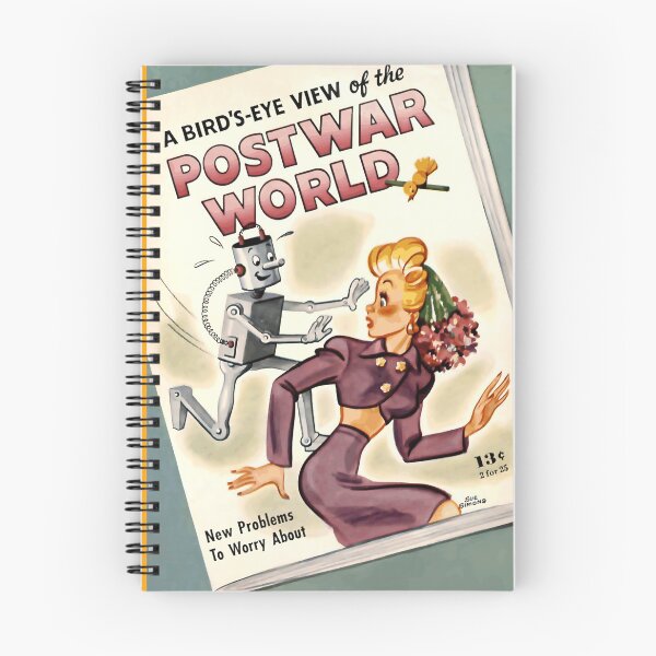 Item preview, A Bird's eye view of the Postwar World. Comic Book cover from the 1940s. designed and sold by IXXIN.