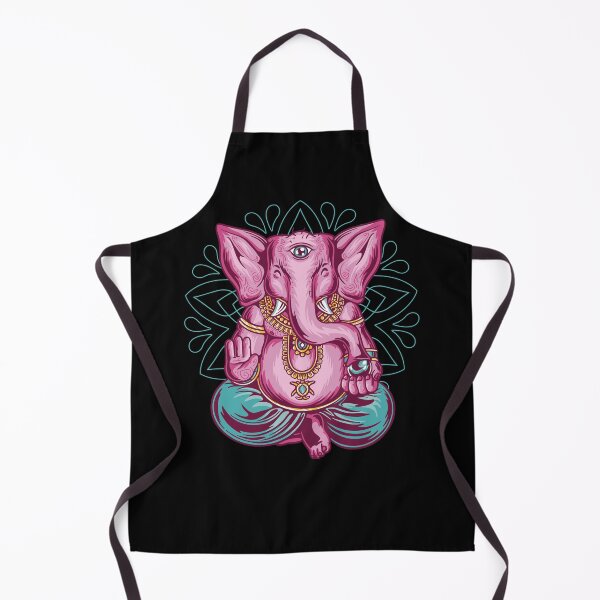 Item preview, Pink elephant who meditates. designed and sold by emphatic.