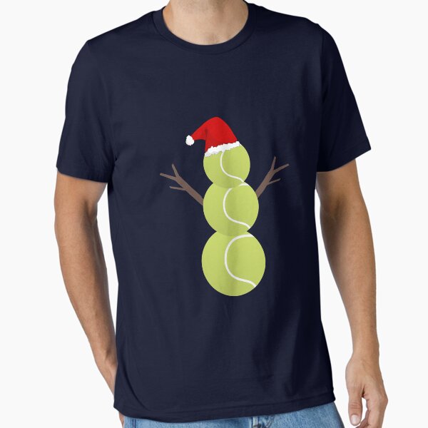 Item preview, Tennis Ball Snowman - Funny Christmas designed and sold by coffeeandwine.