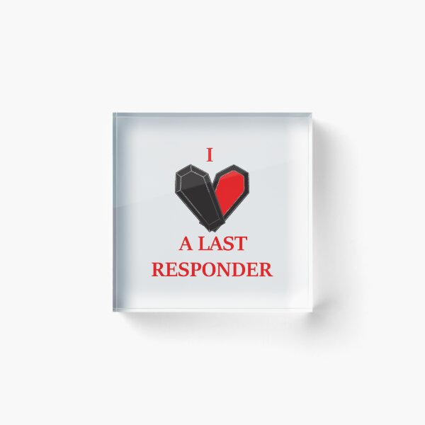 Item preview, I love a last responder coffin heart| Perfect Gift designed and sold by ramonave.