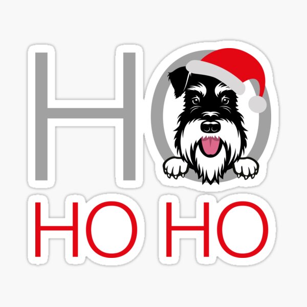 Festive Faces Ho Ho Ho design Sticker