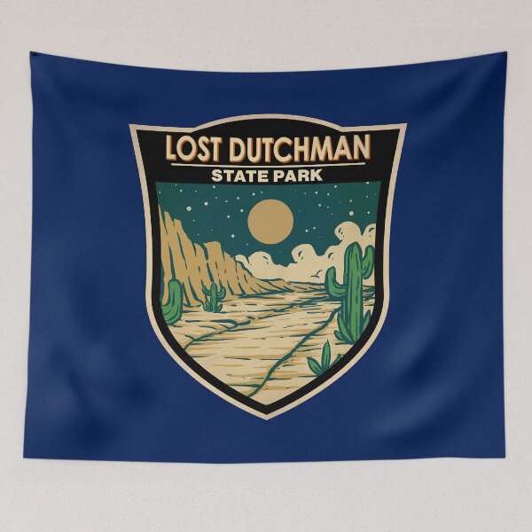 Item preview, Lost Dutchman State Park Arizona Badge designed and sold by KrisSidDesigns.