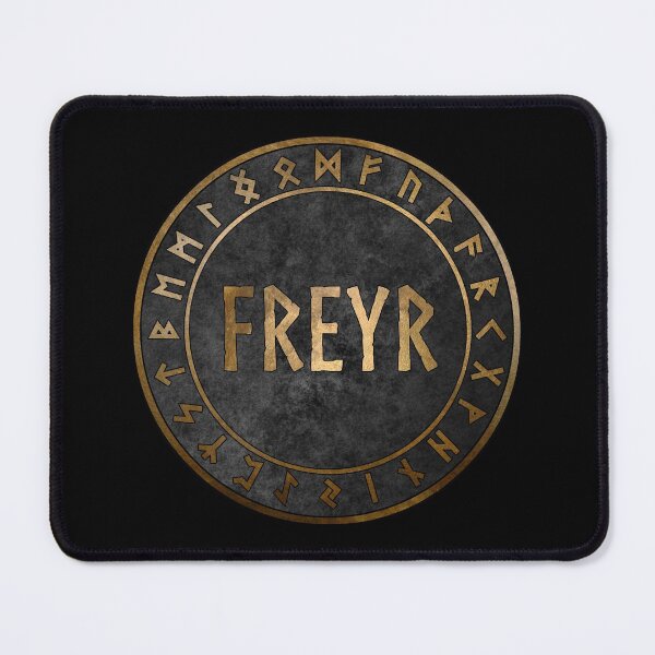 Item preview, Freyr Norse God with Viking Runes designed and sold by Agema Apparel.