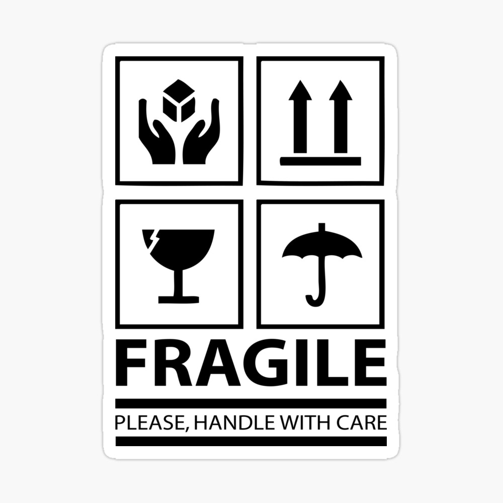 Printable Fragile Handle with Care Sign