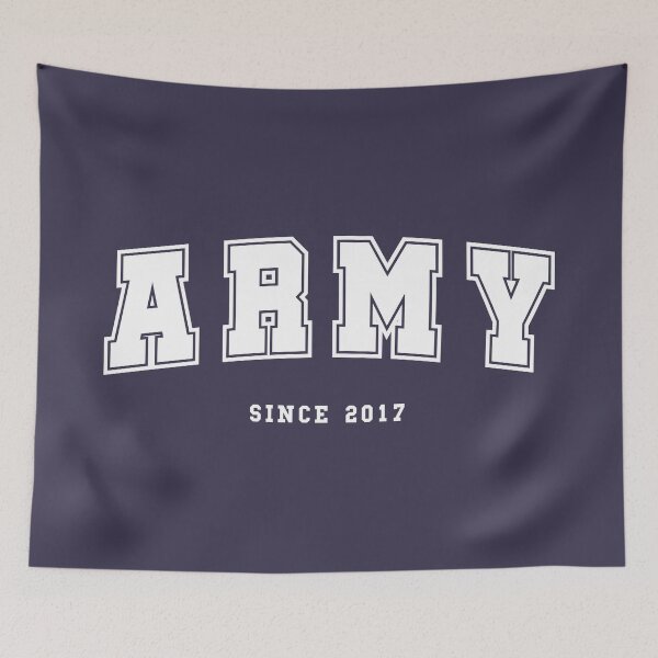 Item preview, BTS ARMY since 2017 varsity sport college designed and sold by Morcawork.