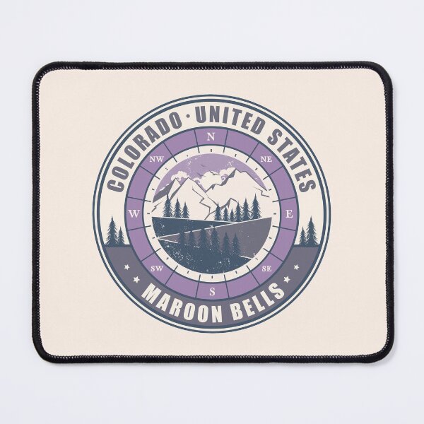 Item preview, Maroon Bells Colorado United States Vintage Hiking Design designed and sold by CynthiaGraphics.