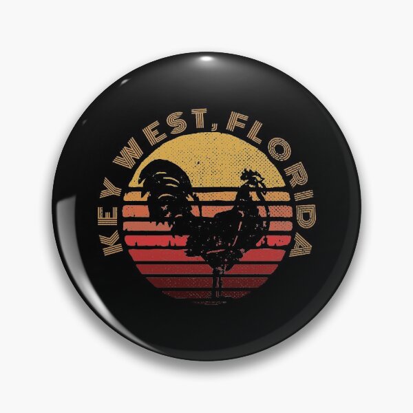 Item preview, Key West Chicken / Rooster Sunset Distressed Souvenir Design designed and sold by KoolMoDee.
