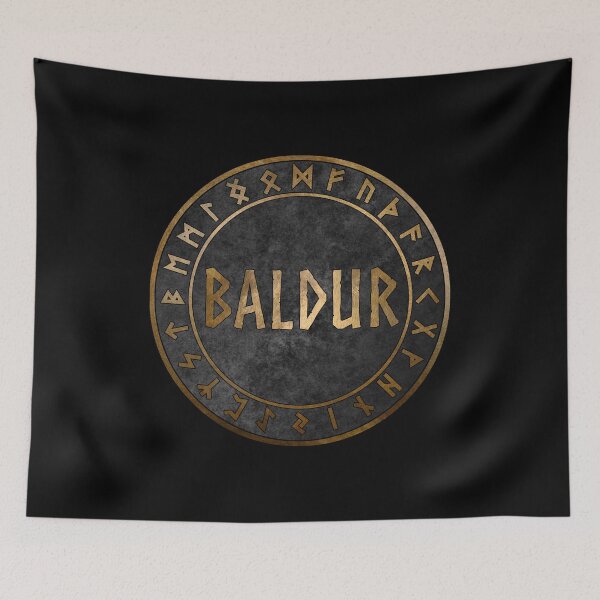Item preview, Baldur Norse God with Viking Runes designed and sold by Agema Apparel.
