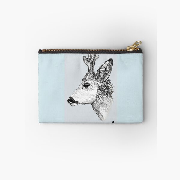 Item preview, Deer with blue grey background designed and sold by ZebritoArt.