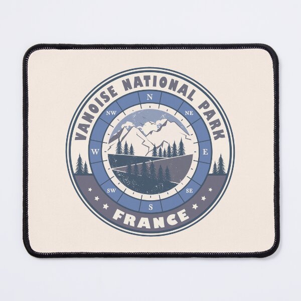 Item preview, Vanoise National Park France Vintage Hiking Design designed and sold by CynthiaGraphics.
