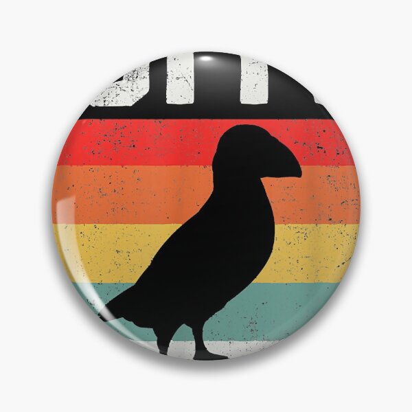 Item preview, Puffin Seabird Retro Vintage designed and sold by MartMcconnell.