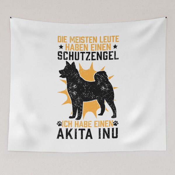 Item preview, Akita Inu Guardian Angel Japanese Dog saying designed and sold by madgrfx.