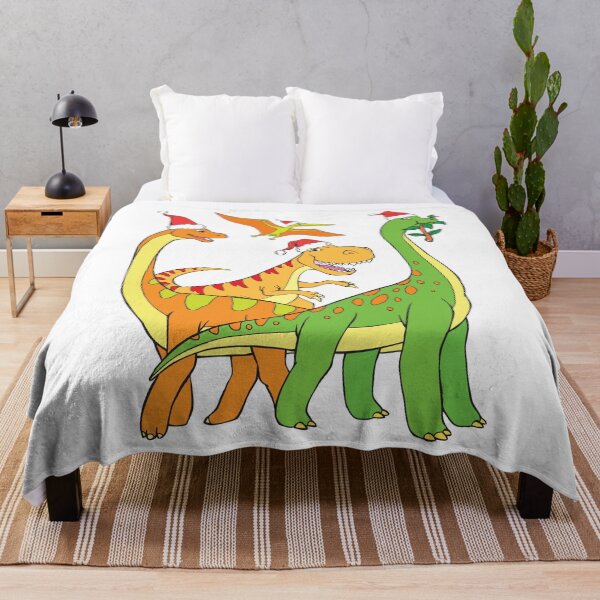 Item preview, Dino Christmas Dinosaur Santa Hat T-Rex Brachiosaurus designed and sold by samshirts.