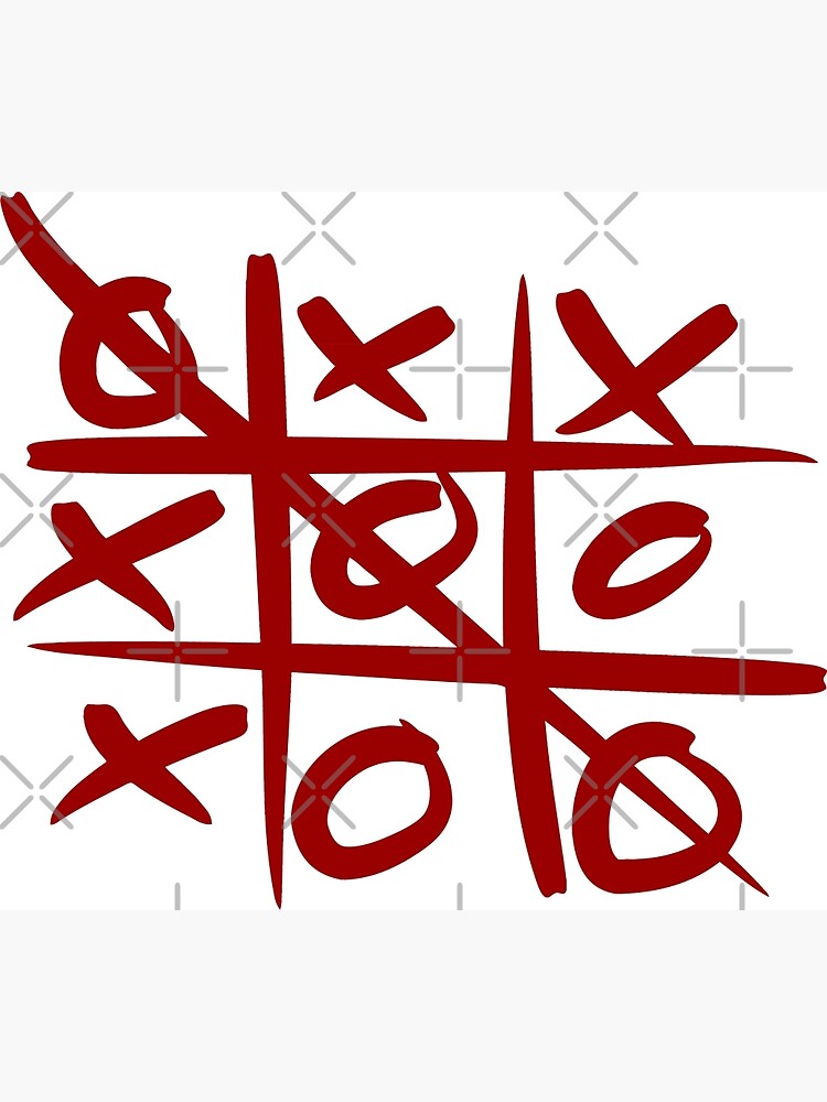 Tic tac toe Poster by Vectorqueen