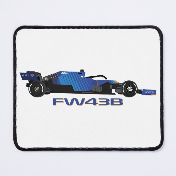 Item preview, Williams Racing F1 Team 2021 car FW43B George Russell x Nicholas Latifi designed and sold by FormulaGTee1.