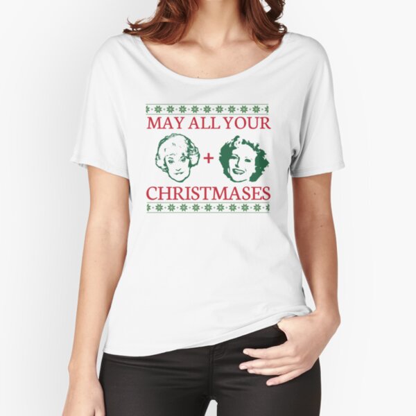 Golden Christmas Relaxed Fit T-Shirt