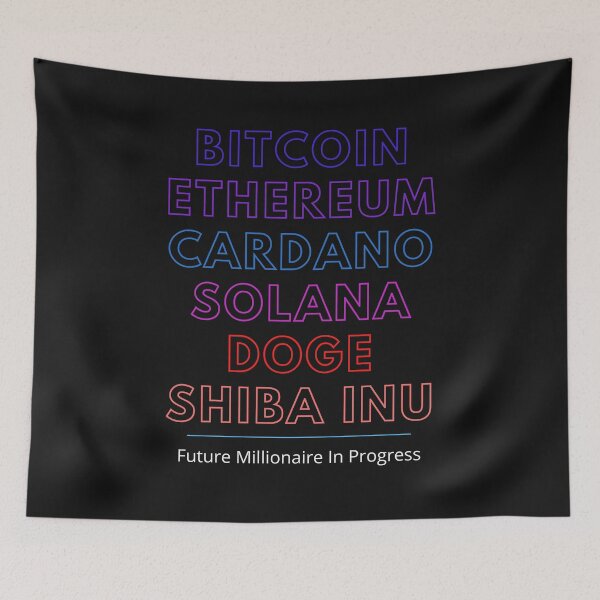 Item preview, Crypto Portfolio Cryptocurrency Design designed and sold by Funny-Tees4U.