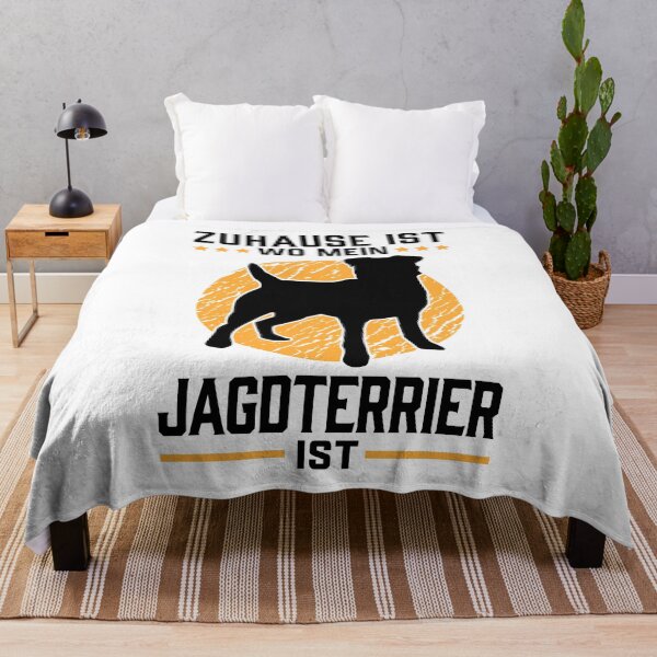 Artikelvorschau, Deutscher Jagdterrier mein Zuhause Jagdhund entworfen und verkauft von madgrfx.