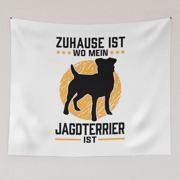 Artikelvorschau, Deutscher Jagdterrier mein Zuhause Jagdhund entworfen und verkauft von madgrfx.