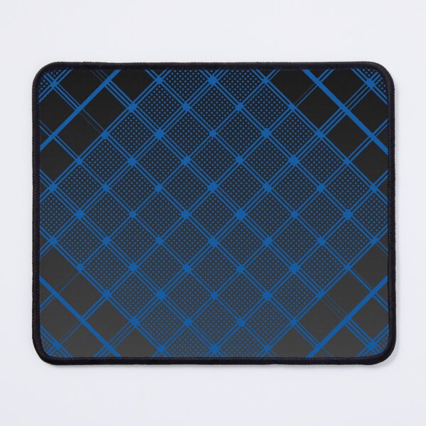 Item preview, Criss Cross Wide Line Pattern Angled in Blue with Gradated Shades of Black designed and sold by Neil Feigeles.