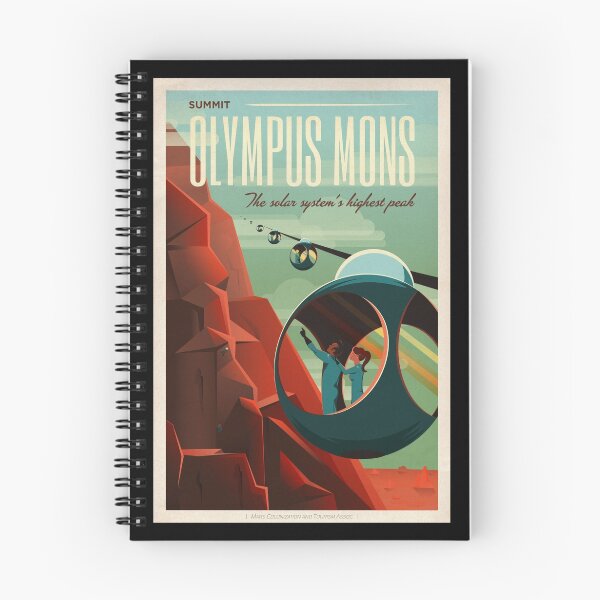 Item preview, Olympus Mons Mars Cosmos Space Poster designed and sold by Flying Jake.