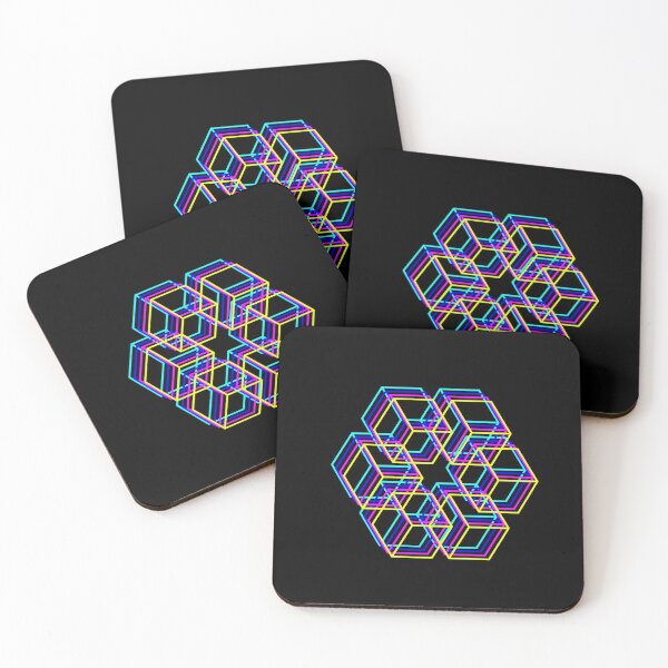 Item preview, Geometric multicolor cubes designed and sold by Seoul26.