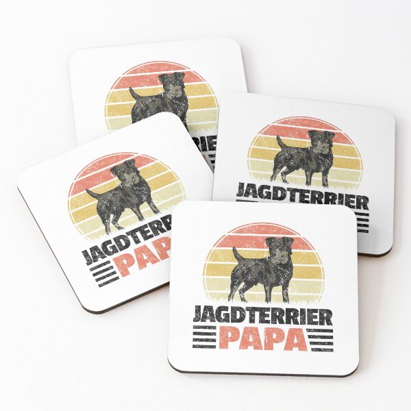 Artikelvorschau, Deutscher Jagdterrier Papa Jäger Jagdhund Spruch entworfen und verkauft von madgrfx.