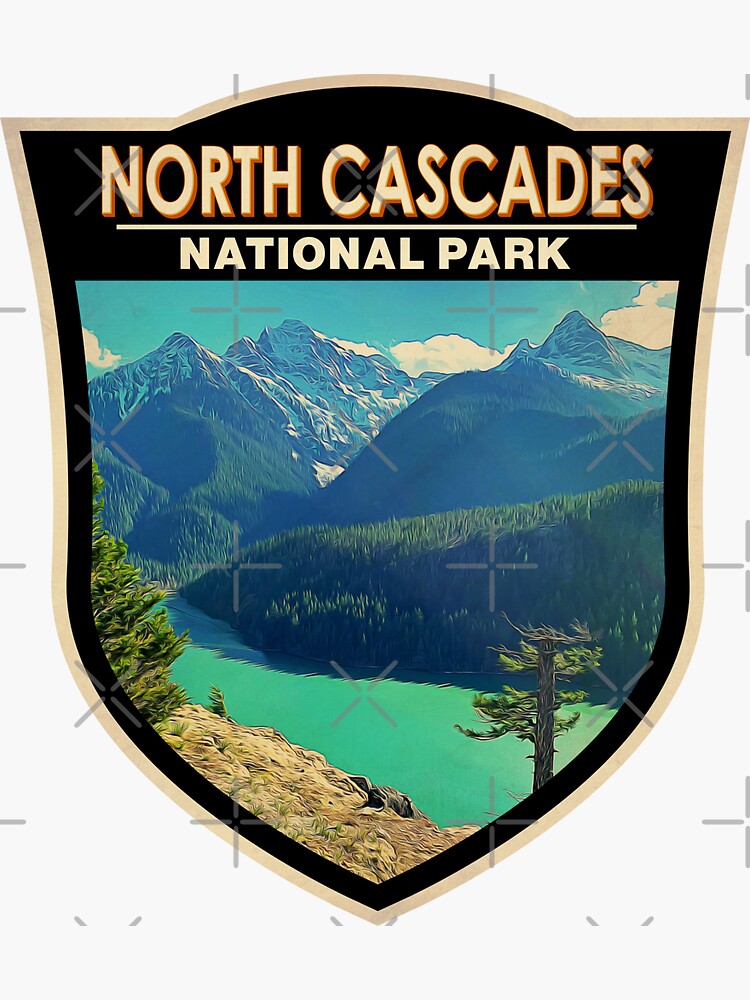  North Cascades National Park Washington Souvenir Gift Raglan  Baseball Tee : Clothing, Shoes & Jewelry