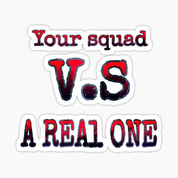Item preview, SQUAD V.s Squad designed and sold by Selvon.