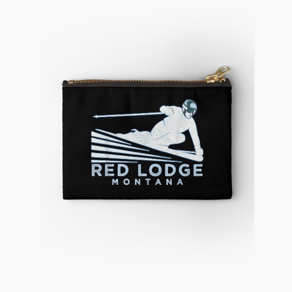 Item preview, Retro Ski Red Lodge, Montana Illustration - Vintage Snow Ski designed and sold by GracielaSimms.