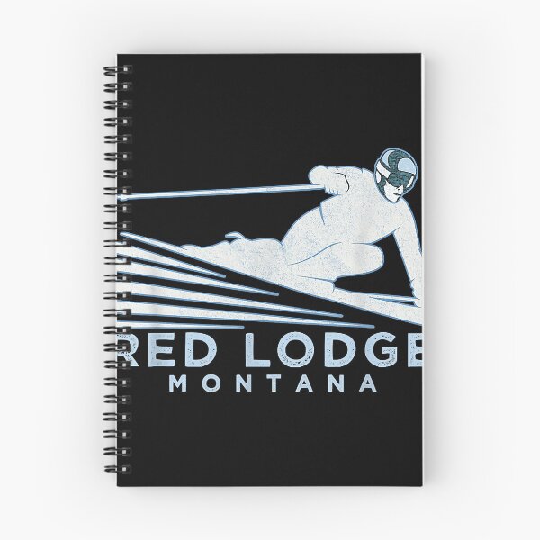 Item preview, Retro Ski Red Lodge, Montana Illustration - Vintage Snow Ski designed and sold by GracielaSimms.