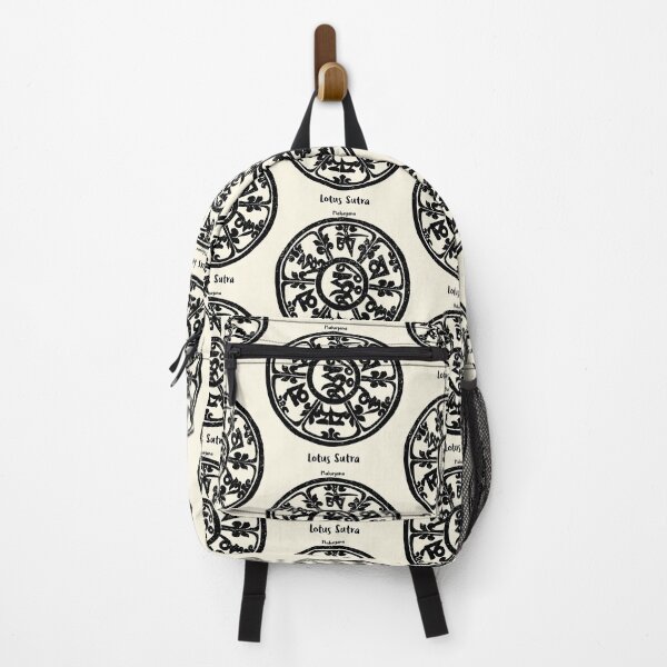 Item preview, Lotus Sutra Black Print - Tibetan Mandala designed and sold by Loving Nature Gifts.