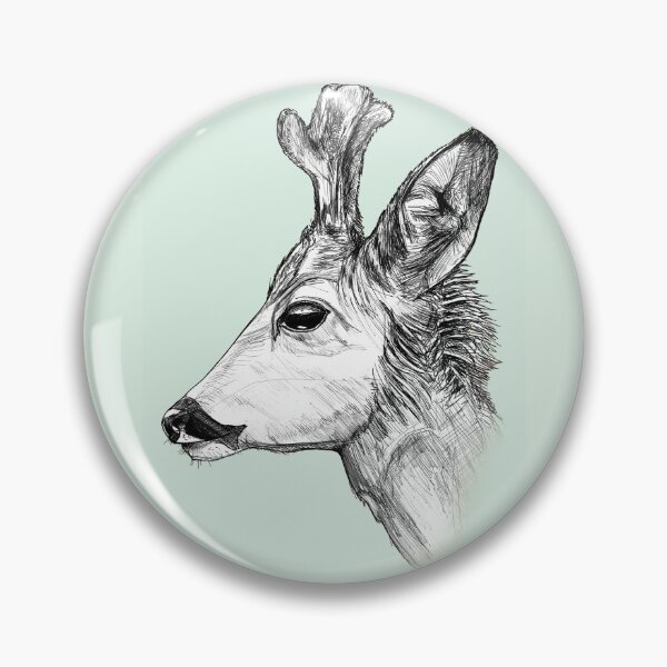 Item preview, Deer with duck blue background designed and sold by ZebritoArt.