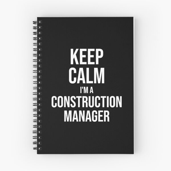 Item preview, Keep Calm I'm A Construction Manager : Funny Construction Manager T-shirt Coworker Gag Gift For Men And Women (Birthday, Halloween, Christmas & Thanksgiving Gifts Idea) designed and sold by Letaf.