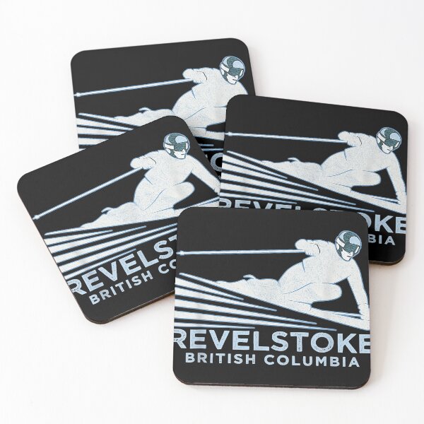Item preview, Retro Ski Revelstoke, BC Illustration - Vintage Snow Ski designed and sold by GracielaSimms.