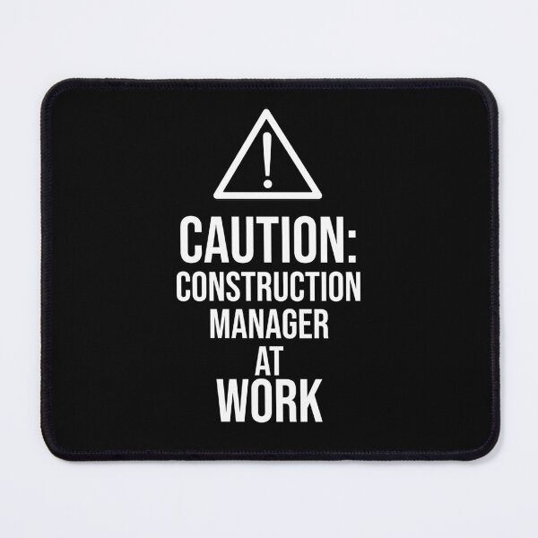 Item preview, Caution: Construction Manager at work : Funny Construction Manager T-shirt Coworker Gag Gift For Men And Women (Birthday, Halloween, Christmas & Thanksgiving Gifts Idea) designed and sold by Letaf.