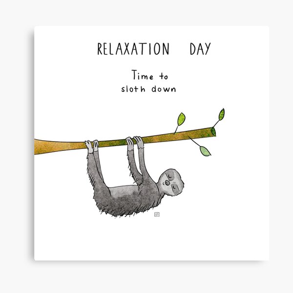 Relaxation Day Canvas Print