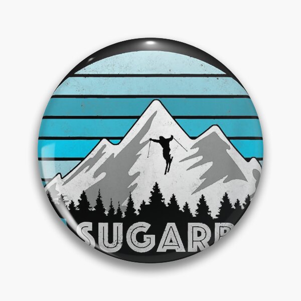 Item preview, Retro Ski Sugarbush Illustration - Vintage Snow Mountain designed and sold by GracielaSimms.