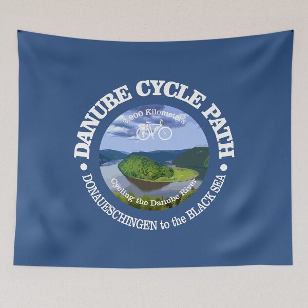 Item preview, Danube Cycle Path (cycling c) designed and sold by curranmorgan.