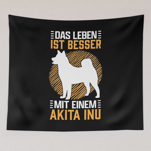 Item preview, Life is better with Akita Inu Japanese dog designed and sold by madgrfx.