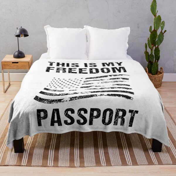 Artikelvorschau, Dies ist mein Freiheitspass mit amerikanischer Flagge, lustiges medizinisches Freiheits-Design cooles Geschenk entworfen und verkauft von oussamah99.