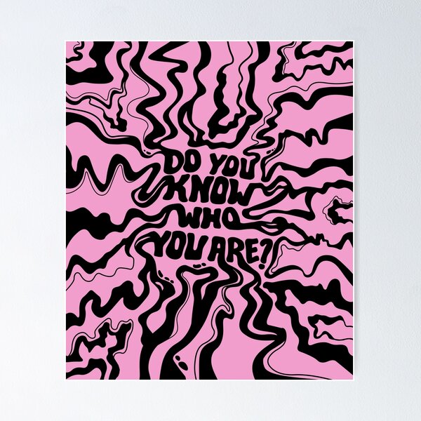 Item preview, Do You Know Who You Are - Black & Pink designed and sold by thatistt.