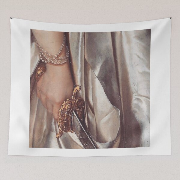 Item preview, Woman with Sword Renaissance Painting designed and sold by Bellathewilde.