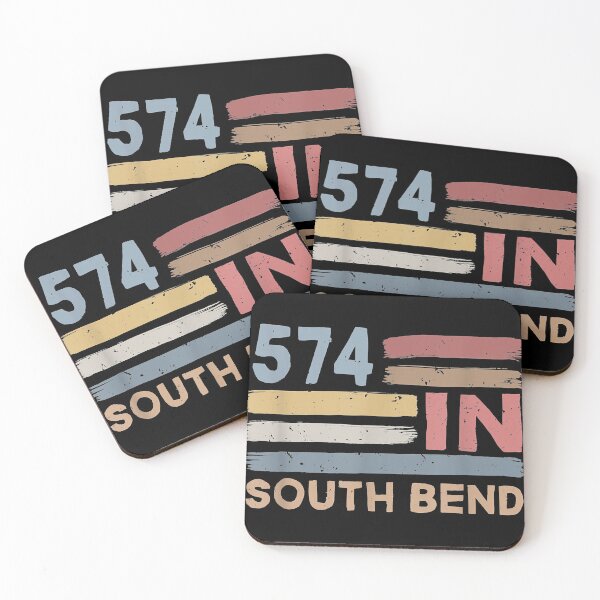Item preview, Retro South Bend Area Code 574 Residents State Indiana designed and sold by GracielaSimms.