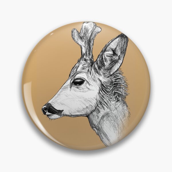 Item preview, Deer with brown background designed and sold by ZebritoArt.