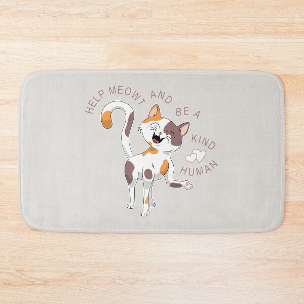 Item preview, Help Meowt and be a Kind Human designed and sold by CharacterAlley.