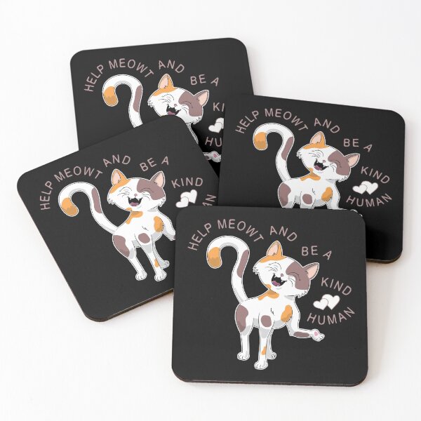 Item preview, Help Meowt and be a Kind Human designed and sold by CharacterAlley.