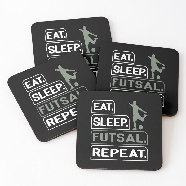 Item preview, Eat Sleep Futsal Repeat designed and sold by AmethystMurad.