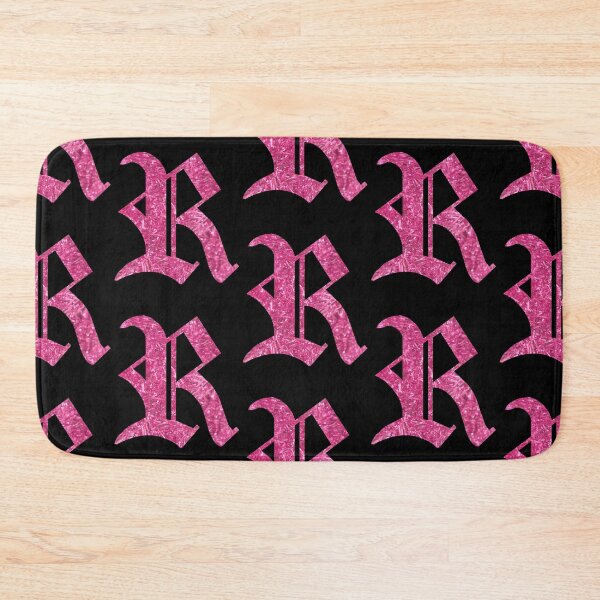 Item preview, The Letter R- Capital Pink Glitter Gothic designed and sold by TheLykosApparel.
